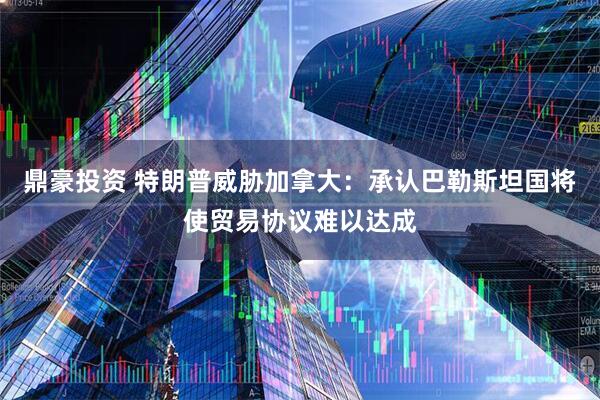 鼎豪投资 特朗普威胁加拿大：承认巴勒斯坦国将使贸易协议难以达成